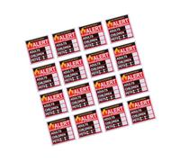 UKCOCO 24pcs Emergency Alert Rescue Stickers High Adhesive People and Pet Decals for Fire Safety Windows Doors Easy Application Warning Labels
