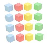 UKCOCO 24pcs Foam Counting Cubes Soft Blocks for Preschool Classroom Math Learning for Early Education and Craft Activities