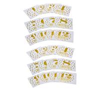 UKCOCO 24pcs Milestone Stickers for Newborn Monthly Milestone Decal Adhesive Photo Props for Growth Stickers Party Decal Sign