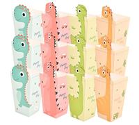 UKCOCO 24pcs Popcorn Buckets and Candy Treat Boxes, 4 Designs 12 Containers Per Pack, Party Popcorn Containers for ’s Birthday and Movie Night Snacks