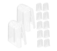 UKCOCO 24pcs Transparent Travel Toothbrush Head Covers Lightweight Protective Dust Caps Compatible with Various Electric and Manual Toothbrushes Portable Hygiene Storage for Travel