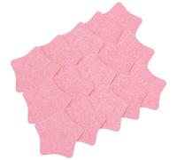UKCOCO 25pcs Exfoliating Face Pads Cotton Makeup Pads Skin-friendly Versatile Cleaning Tool Pink Wood Pulp Cotton for On-the-go Use Women