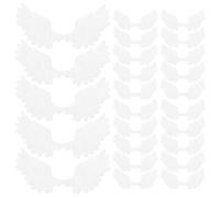 UKCOCO 25pcs White Angel Wing Applique Patches for DIY Hair Clips Costume Decor Clothing Sewing Supplies