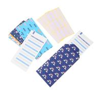 UKCOCO 26pcs Cash Envelope Set with 12 Creative Budget Envelopes, 12 Six-Hole Budget Sheets and 24 Label Stickers, Money Organizer for Personal Finance and Expense Tracking