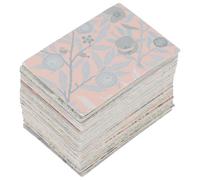 UKCOCO 2packs Retro Handbook Material Mini Memo and Small Collection Book Vintage Mini Writing Cards Scrapbook Kit Message Paper Journaling Kit Scrapbooking Supplies