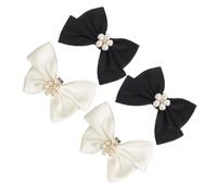 UKCOCO 2pairs Bow Shoe Clips Decorative Shoe Charm Bowknot Shape Jewelry for Wedding Decor Women Accessories