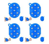 UKCOCO 2pairs Roller Ball Lymphatic Glove Massager: Palm Shaped Massage Glove Handheld Massager with 7 Rotating Metal Roller Balls Massage Brush for Bathing Cellulite Relief