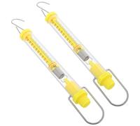 UKCOCO 2pcs 10n Newton Force Spring Scales for Physics Experiments and Mechanical Measurement, Handheld Draw and Push Balance Tool for Teaching and Laboratory Use