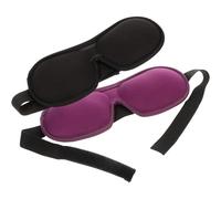 UKCOCO 2pcs 3D Sleeping Eye Mask Memory Foam Comfortable Sleep Mask with Elastic Bands for Office and Outdoor Use, Secure Blinder Preventing Moving or Falling
