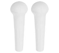 UKCOCO 2pcs 8cm Ceramic Food Grinding Sticks Food Masher Garlic Pounder Hand Grinder for Kitchen and Home Medicine Crushing Tool