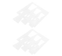 UKCOCO 2pcs Acrylic Router Templates for Woodworking Bow Tie Jig Set 2mm Thick Butterfly Inlay Template for Precision Cuts and Wood Crack Stabilizing