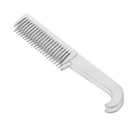 UKCOCO 2pcs Aluminum Pet Grooming Comb Set Polished Metal Surface for Gentle Skin Care Tangle Detangling Lightweight Portable Design for Dogs Cats and Horses