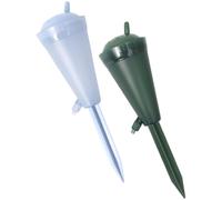 UKCOCO 2pcs Automatic Self Watering Spikes Drip Irrigation Devices for Potted Plants, Vacuum Irrigation Spike Insert Blue and Green Color, Suitable for Indoor and Outdoor Gardening