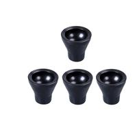 UKCOCO 2pcs Black Golf Ball Pick Up Tool Durable Rubber Putter Grip Accessory Lightweight Design for Easy Retrieval for Golf Training and Practice