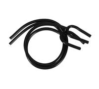 UKCOCO 2pcs Black PVC Y Shaped Stethoscope Tubing Replacement for Doctors Nurses Noise Reducing Thick Wall Design Flexible Medical Repair Parts for Clear Sound Transmission