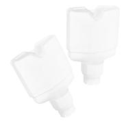 UKCOCO 2pcs Breastfeeding Assist Bottles with Lids Lightweight Supplemental Nursing System Bottles for Breastmilk Collection and Storage Realistic Feeding Simulation with Measurement