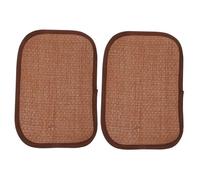 UKCOCO 2Pcs Bunny Grass Mat Cooling Bed Mat for Small Pets for Rabbits Guinea Pigs and Other Small Animals for Summer Comfort Random Color