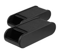 UKCOCO 2pcs Car Dashboard Coin Storage Box and Roll-up Hidden Organizer Car Accessory Organizer with Sunglasses Holder for Vehicle Interior Accessories