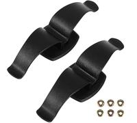 UKCOCO 2pcs Car Trunk Umbrella Clip Black Car Door Hanger Hook Organizer for Auto Umbrella Storage and Boot Rack Adapter