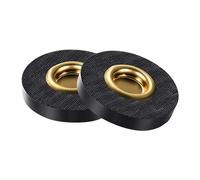 UKCOCO 2pcs Cello Non-slip round Endpin Floor Protectors with Brass and Rubber Material for Cellists, Protecting the Floor and Providing Stability during Performances