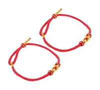 UKCOCO 2pcs Chinese Year Snake Bracelet Red String Charm Bracelets for Men and Women Celebrate Relationships and Traditions with Durable Braided