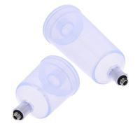 UKCOCO 2pcs Detachable Airbrush Paint Pigment Cups with Large 40ml Capacity Plastic Bottles, Minimizes Paint Wastage, Suitable for Painting Projects and Painting Jobs