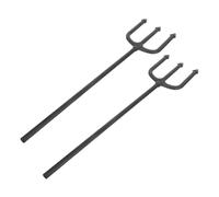 UKCOCO 2pcs Devil Fork Prop Detachable Design for Halloween Cosplay Costume Accessory for Parties and Stage Performances for Witches and Devil Costumes