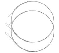 UKCOCO 2pcs Dulcimer Steel Replacement Strings Spare Instrument Strings for Repairing with Silver Steel Material Suitable as Spare in Dulcimer Bag for Players and Enthusiasts