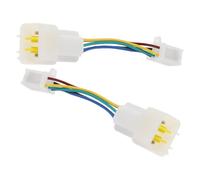 UKCOCO 2pcs Electric Bike Motor Cable with Portable Hall Phase Converter and Waterproof Wire Connector for Electric Bicycle and Scooter Wiring