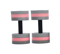 UKCOCO 2pcs Eva Floating Dumbbells for Water Aerobics Yoga Lightweight Pool Exercise Weights for Men Women Grayred