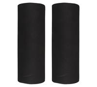 UKCOCO 2pcs Exercise Machine Replacement Parts Foam Roller Sponge Foot Foam Pad, Fits 7/8" Tube, Black, Prevents Foot Slippage, for Exercise Equipment and Weight Bench, Small Spaces