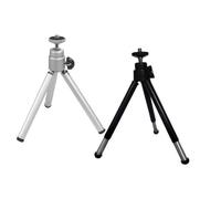 UKCOCO 2pcs Flexible Mini Tripod Stand for Smartphones and Cameras Lightweight Aluminium Alloy Selfie Stick Holder Durable and Stable Design for Self Timer Photos the Go