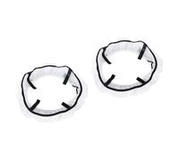 UKCOCO 2pcs Foldable Ring Flash Diffuser Cover for Flash Light Softbox Diffuser for Photography Video Lighting for Studio and Outdoor Photo Sessions