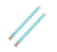 UKCOCO 2pcs Growth Chart Wall Hanging Ruler for Nursery Height Measurement with Green Christmas Tree Design, Growth Tracker Wall Decor for Boys and Bedroom