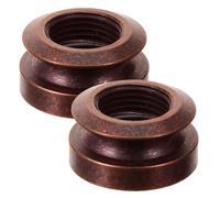 UKCOCO 2pcs Guitar Strap Adapter Guitar Strap Button Lock Pins Copper Endpin Precision Fit for Live Performances