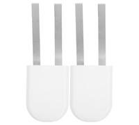 UKCOCO 2pcs Hanging Toilet Tank Cleaning Tablet Holder, Toilet Bowl Cleaner Bracket with Vent Slots, Bathroom Storage Organizer for Standard Tank Cleaning Tablets