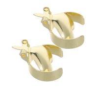 UKCOCO 2pcs Heart Shaped Metal Candle Snuffer Heat Resistant Extinguisher Caps for Scented Tea Light Jar and Aromatherapy Candles Put Out Tool Decorative Accessory