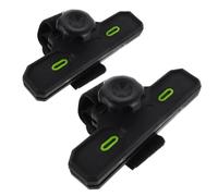 UKCOCO 2pcs Heavy Duty Tarp Clips Lightweight Nylon Tent Clamps with Lock Grip for Outdoor Camping, Versatile Compatibility Black Tarp Tie Downs Clip