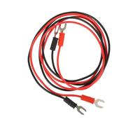 UKCOCO 2pcs Insulated Electrical Cable for Science Classroom Measurement U Shaped Test Connection Wire Strong Conductivity for Demonstrating Basic Electricity Principles