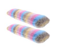 UKCOCO 2pcs Interactive Cat Plush Toys with Catnip for Indoor Cats, Plush Pillow Shape with Pp Cotton Filling to Stimulate Hunting Instincts and Encourage Independent Play