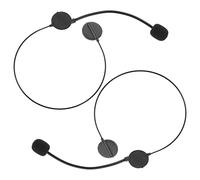 UKCOCO 2Pcs Kids Cosplay Rock Star Headset Props Soft Foam Microphone Headphones for Dress Up Party Favors Halloween Costumes Role Play Accessories