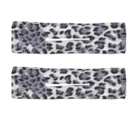 UKCOCO 2pcs Leopard Print Lazy Hair Bun Maker for Thin Hair with Blue Pattern for Women