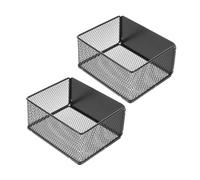 UKCOCO 2pcs Magnetic Storage Rack for Refrigerator Fridge Side Basket Kitchen Magnetic Spice Organizer Space-saving Fridge Magnet Holder