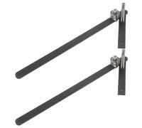UKCOCO 2pcs Manual Rebar Bender Hand Tool for Metal Wire and Aluminum Rods, Compact Steel Construction with Ergonomic Handles, Multi-Functional Portable Bender for Garden Support Assembly