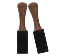 UKCOCO 2pcs Meditation Singing Bowl Stick Wooden Mallet for Tibetan Singing Bowls Black Wood Material Stress and Praying for Peace of Mind for Meditation and Healing