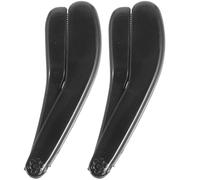 UKCOCO 2pcs Metal Teeth Eyebrow Comb and Eyelash Separator Brush, Portable Black Foldable Lash Makeup Tool for Women’s Eyebrow and Eyelash Styling