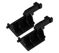 UKCOCO 2pcs Microwave Door Stay Buckles Replacement for Plastic Oven Door Latch Buttons with Support Rod for Stable Closure and Easy DIY Installation