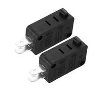 UKCOCO 2pcs Microwave Oven Door Switch Normally Open Micro Switch for Fridge and Cookers Easy Installation Reliable Safety Features Pin Design