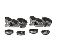 UKCOCO 2pcs Mobile Phone Lens Kit Fish-eye Ultra Wide Angle Macro for Smartphones Design for Stunning Photography
