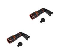 UKCOCO 2pcs Monocular Cell Phone Lens Observing Survey Telephoto Lens for Smartphone